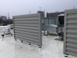 Different Screens Used for Few Types of Rooftop Equipment