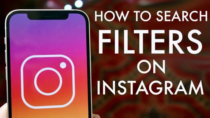 how to search filters on instagram