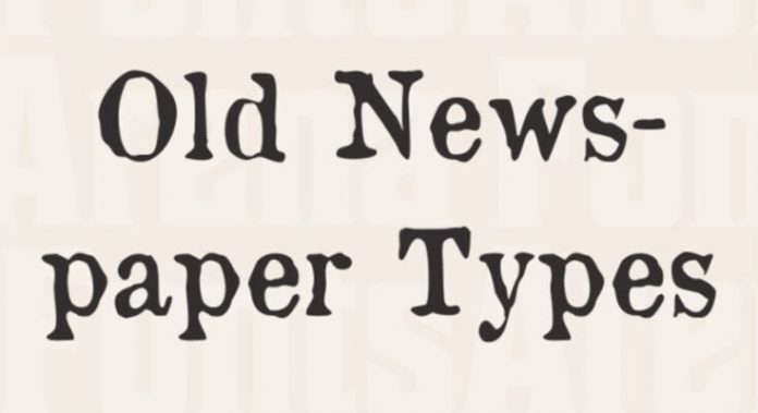 newspaper font