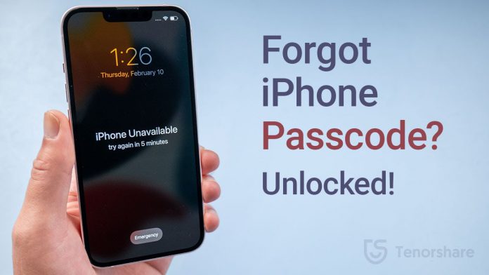 forgot iPhone passcode