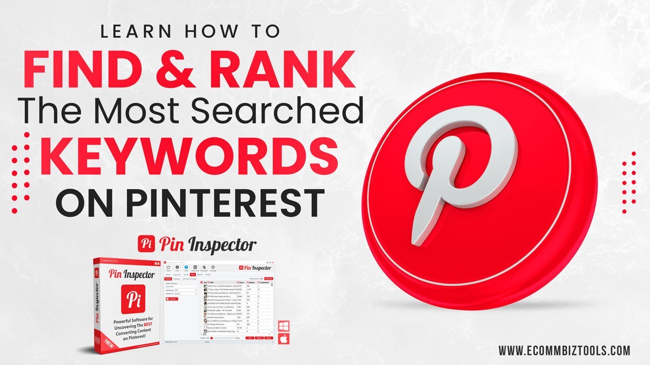 How to find keywords on Pinterest