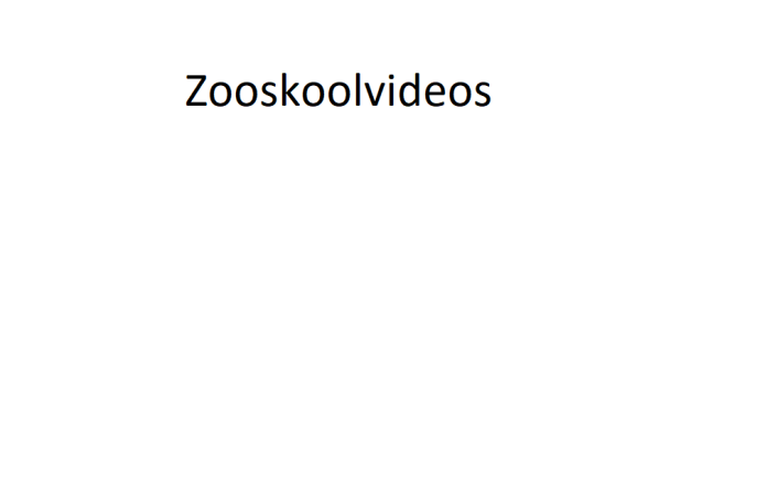 Zooskoolvideos
