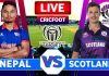 Where can I watch Nepal vs Scotland? Nepal vs Scotland Live | Nepal vs Scotland CWC League 2 Live Scores & Commentary |