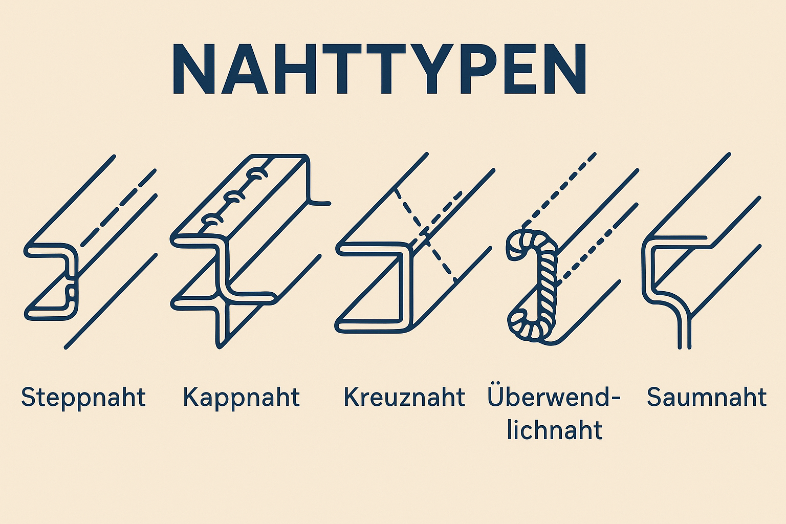 Understanding Nahttypen: A Comprehensive Guide to Types of Seams in Sewing